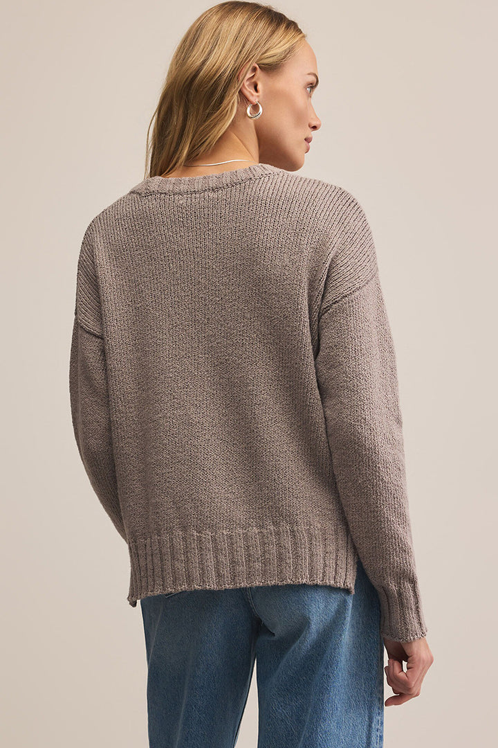 Z Supply - Beck Textured Sweater in Light Tavern