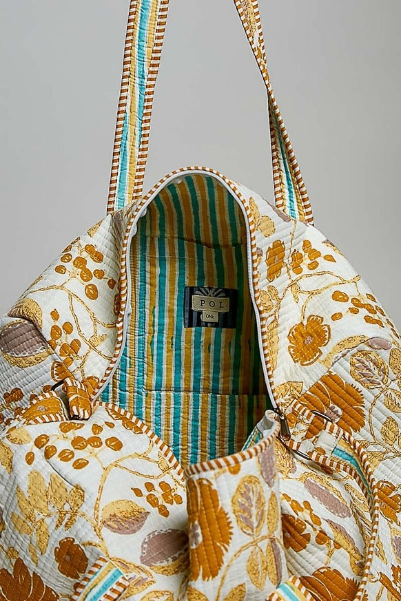 Pol Clothing - Front Pocket Quilted Adjustable Strap Bag