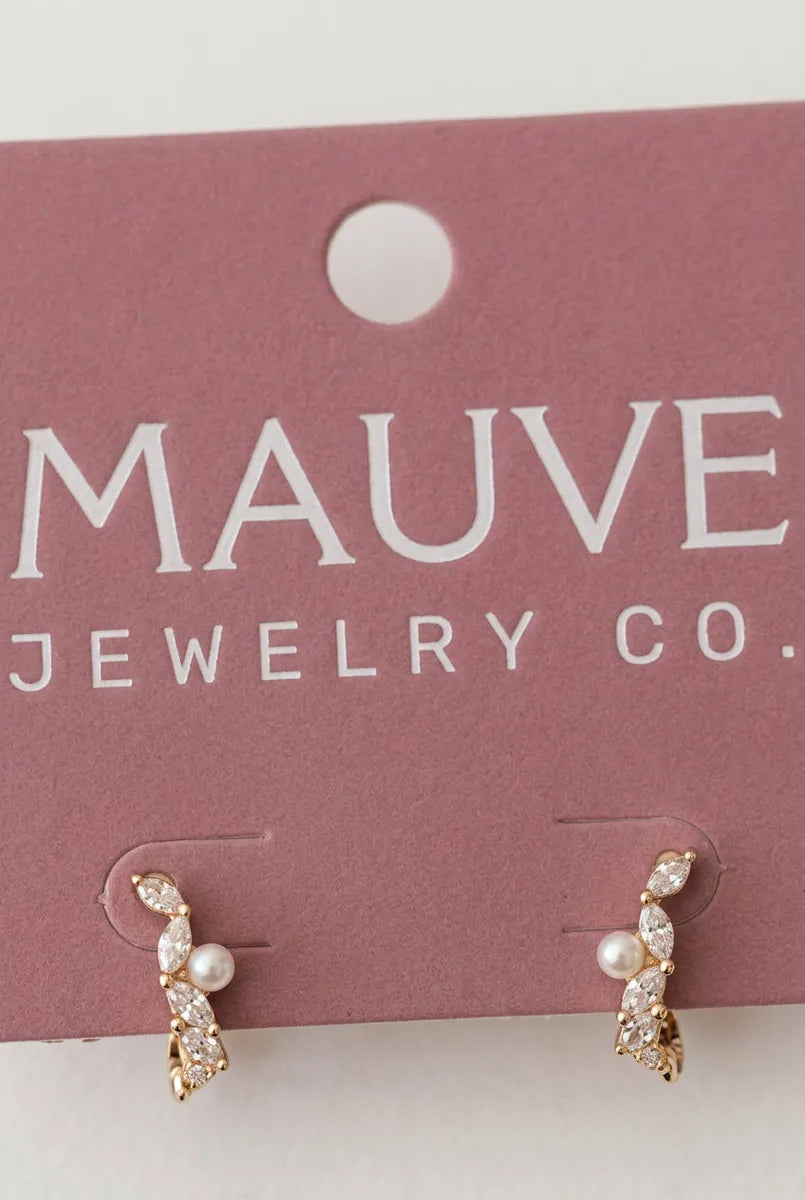 Mauve Jewelry Co. - Iris Diamond Hoops