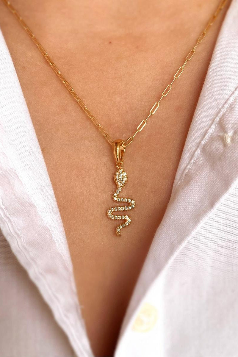 GoldFi - Serpent Pendant in Gold Filled