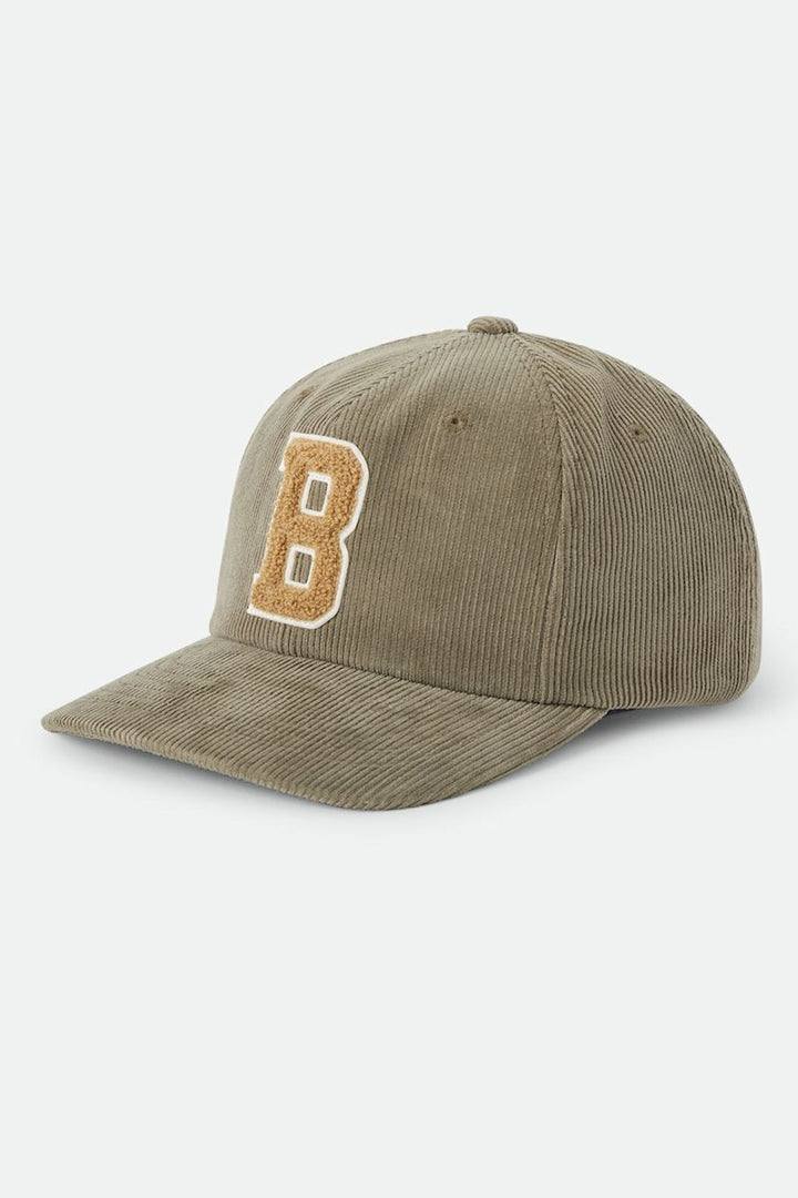 Brixton - Big B MP Cap in Dark Olive Corduroy