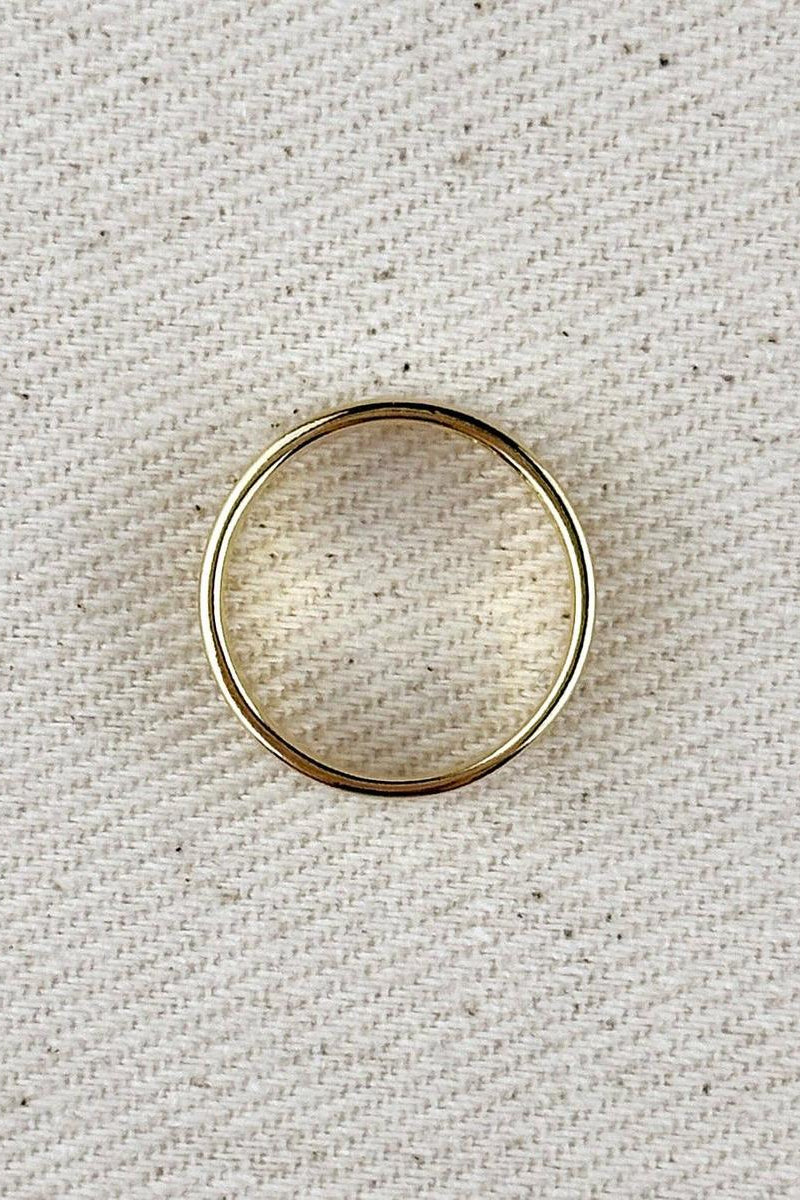 GoldFi - 18k Gold Filled Polished Flat Band Ring