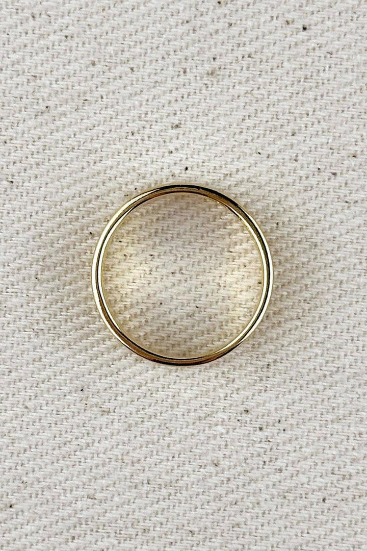 GoldFi - 18k Gold Filled Polished Flat Band Ring