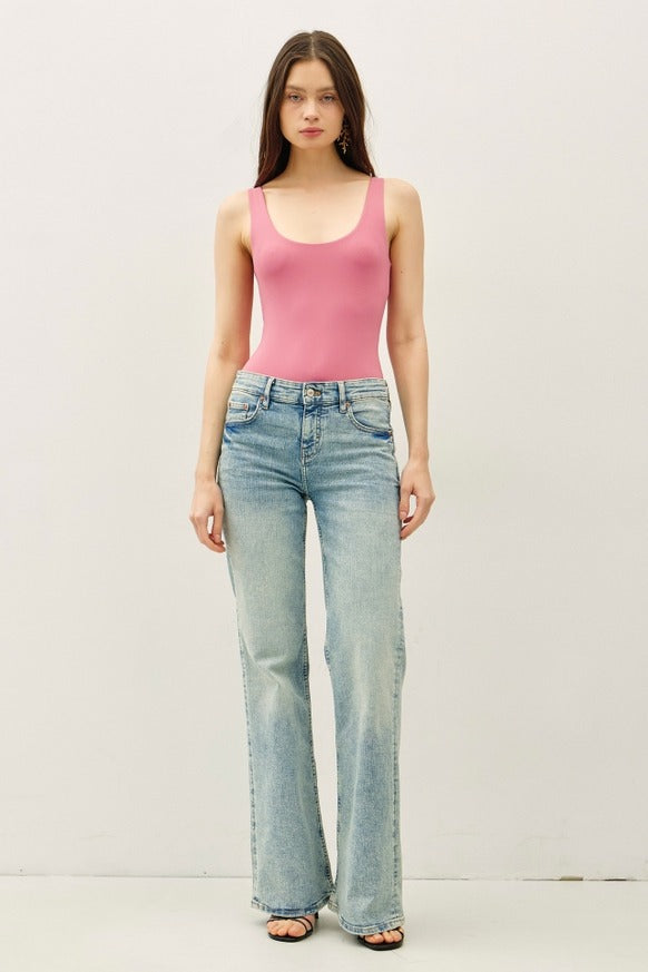 Be Cool - Scoop Neck Tank Bodysuit