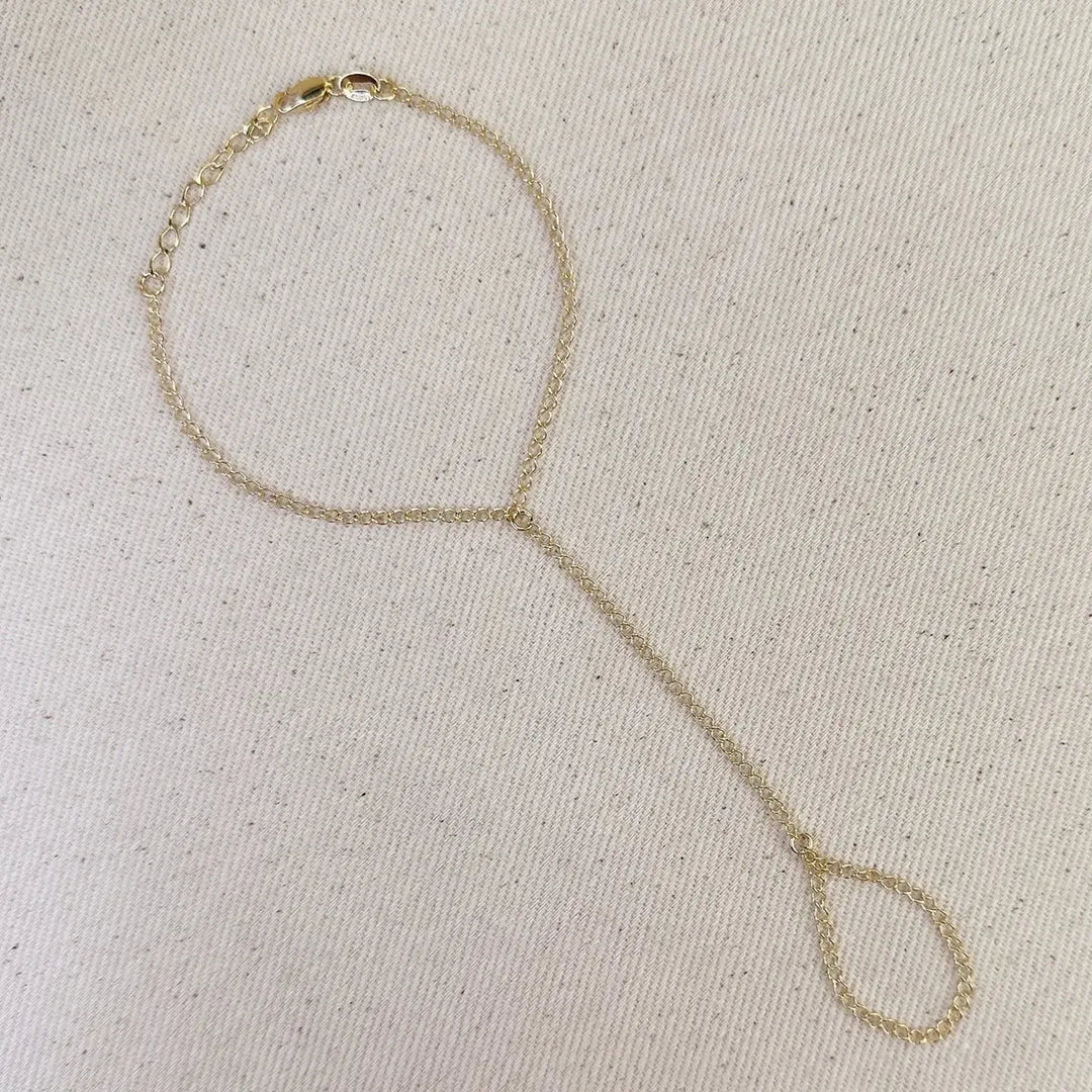 GoldFi - 18k Gold Filled Plain Hand Chain
