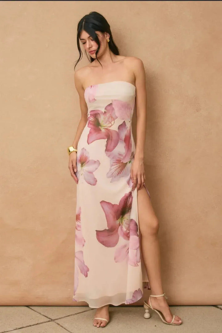Dress Forum - Bloomlight Tie Back Dress in Laelia Orchid