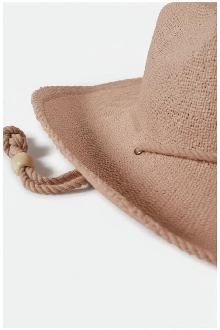 Brixton - Austin Straw Cowboy Hat in SF Pink