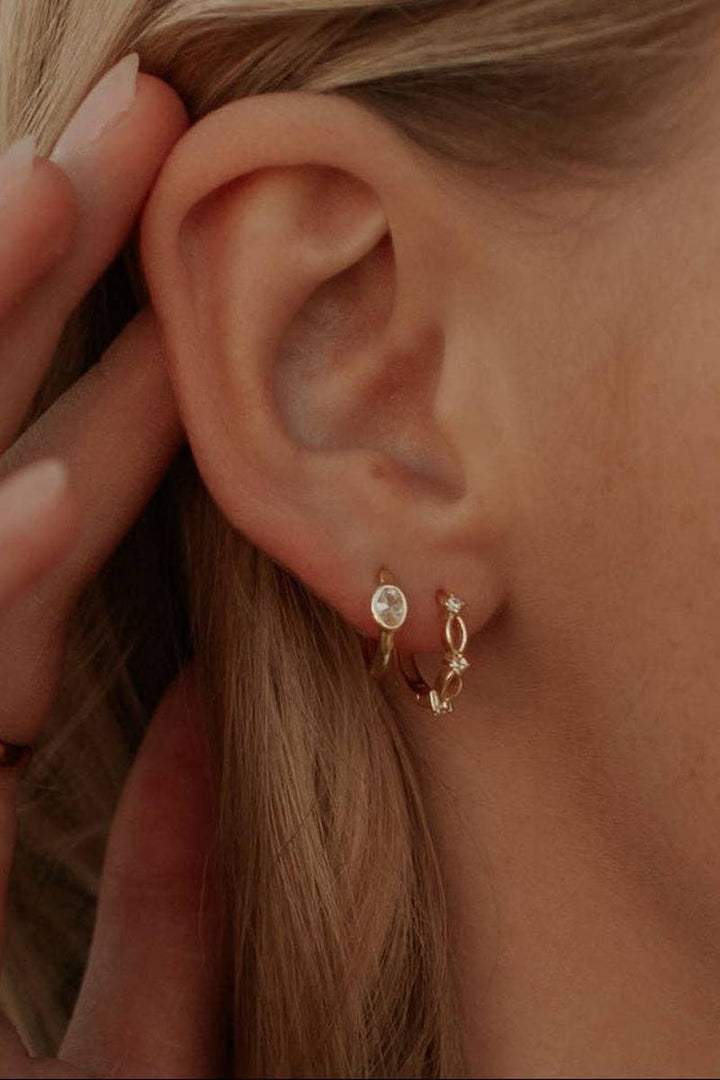 Mauve Jewelry Co. - Isla Lace Hoops