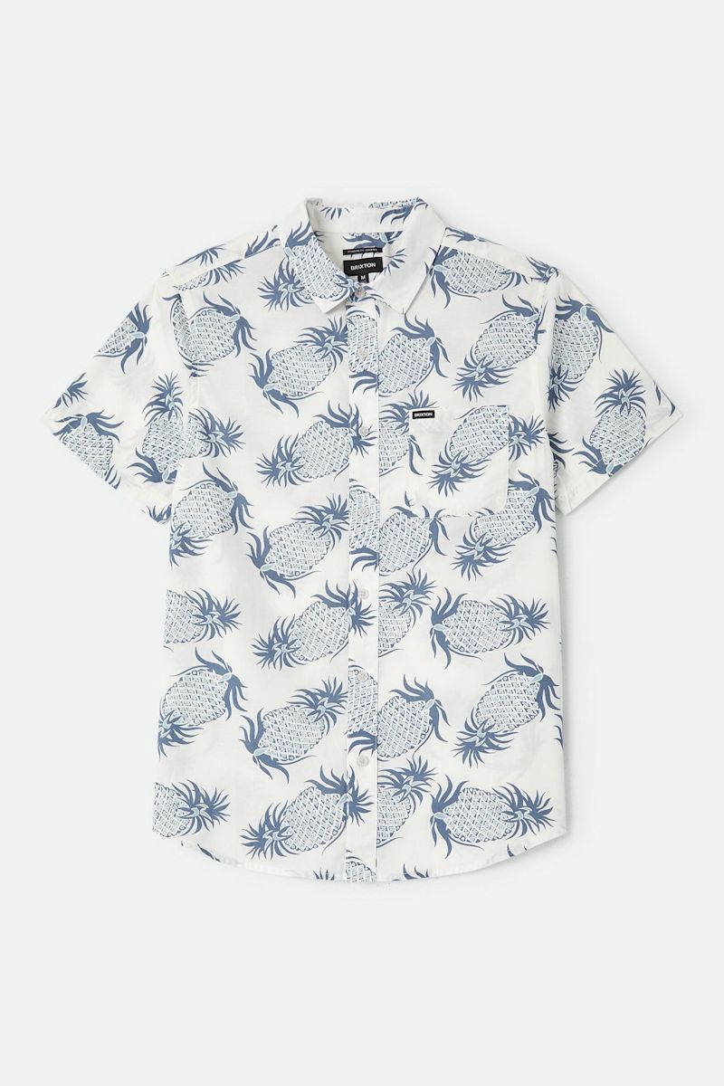 Brixton - Charter Print Woven Short Sleeve Shirt