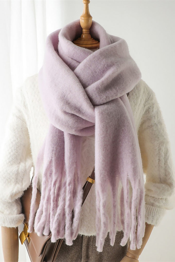 ACCITY - Mohair Tassel Scarf