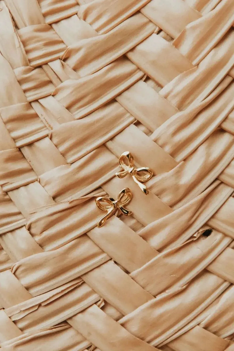 Mauve Jewelry Co. - Ella Bow Studs in Gold