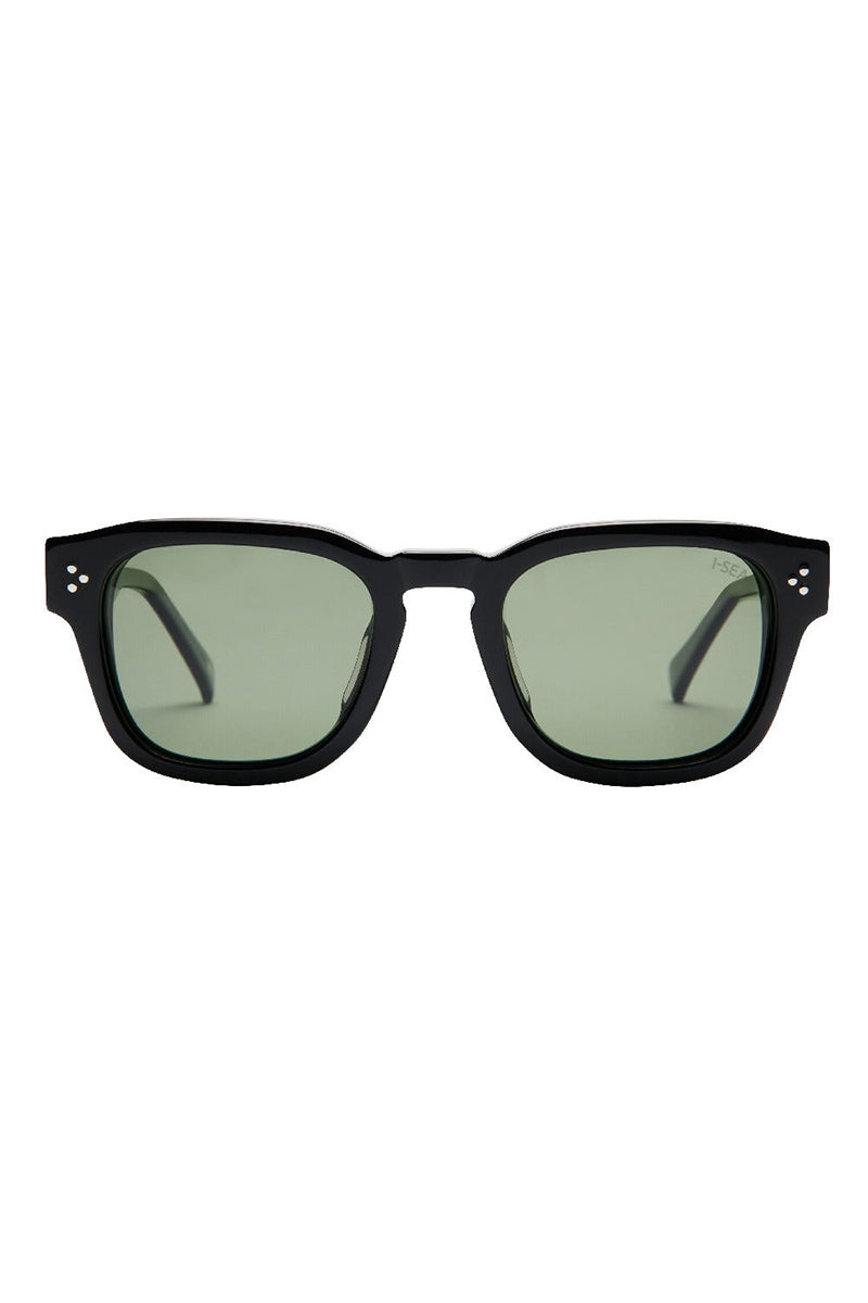 I-SEA - Camden with Black Frames and Green Polarized Lenses