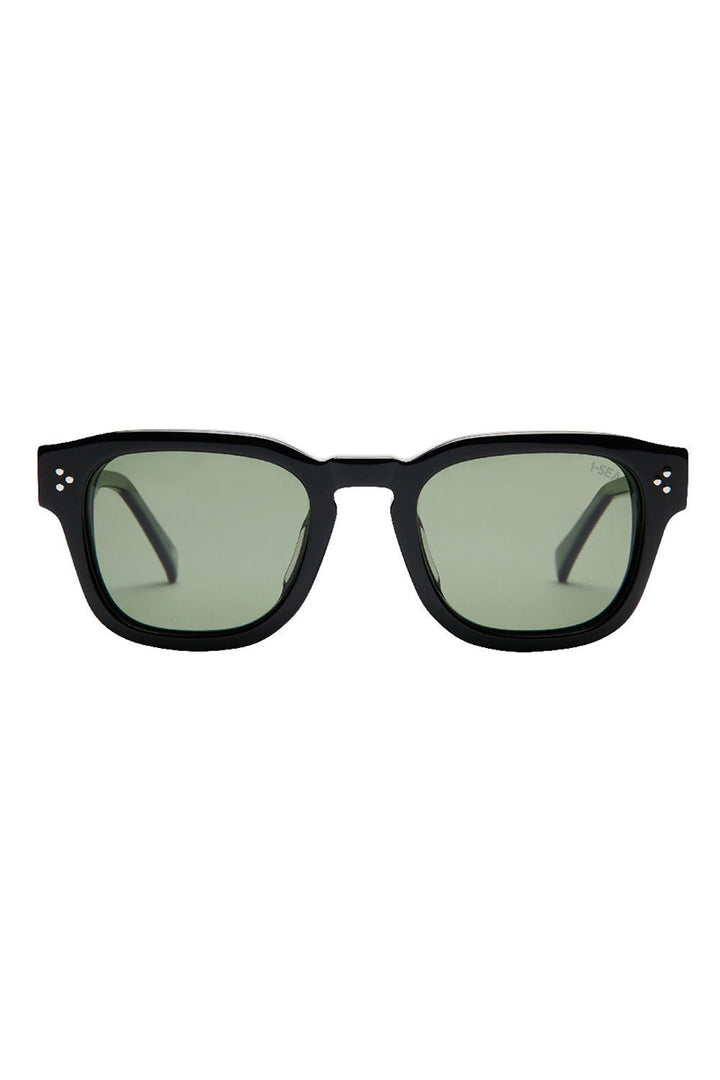 I-SEA - Camden with Black Frames and Green Polarized Lenses