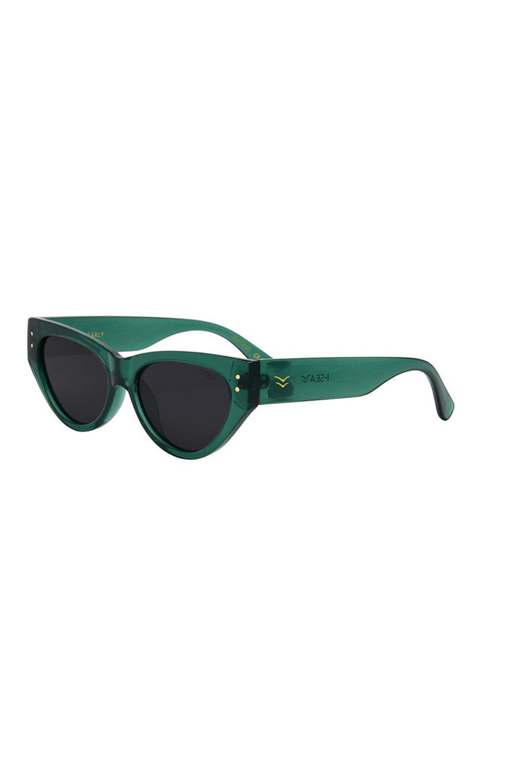I-SEA - Carly with Hunter Green Frames and Smoke Polarized Lenses