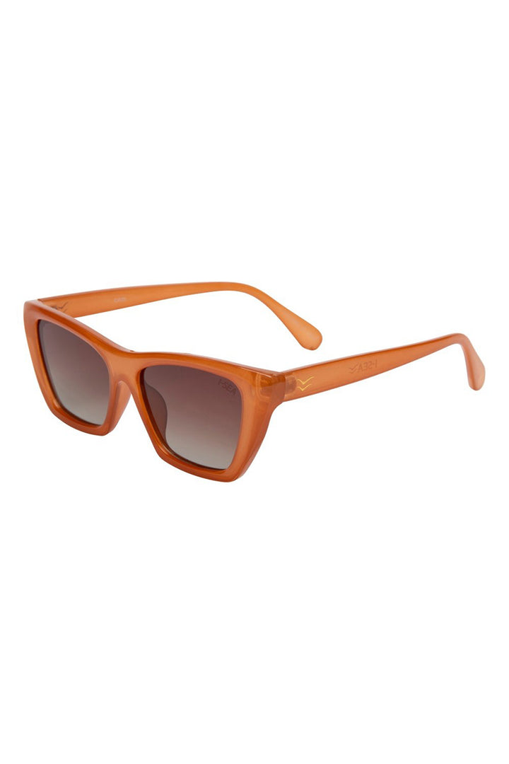 I-SEA - Cate with Apricot Frame and Brown Polarized Lenses