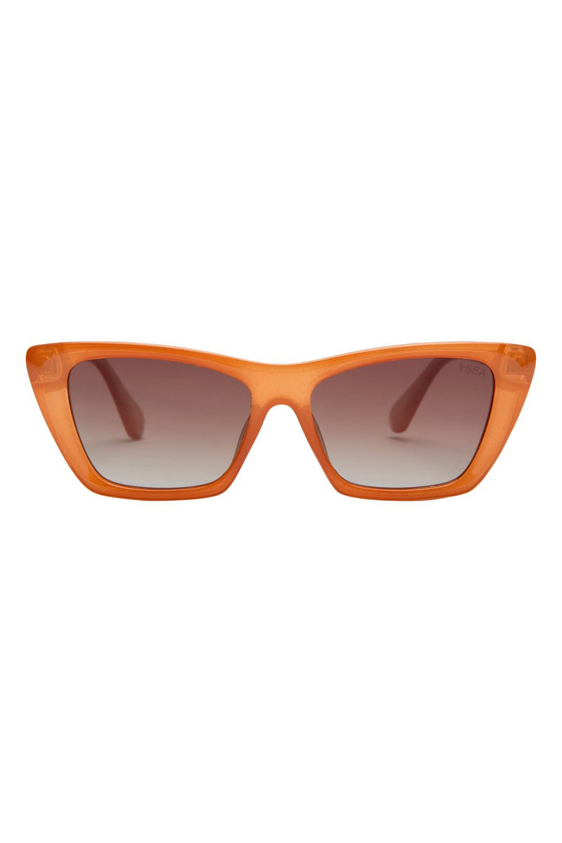 I-SEA - Cate with Apricot Frame and Brown Polarized Lenses