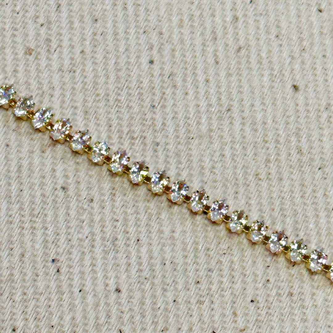 GoldFi - 18k Gold Filled Marquise Tennis Necklace