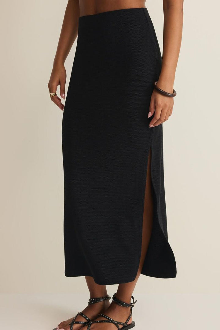 Z Supply - Ainslie Midi Skirt in Black
