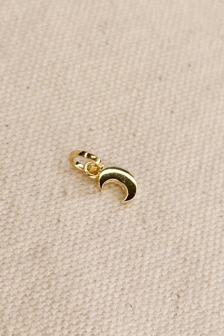GoldFi - Mini Crescent Moon Charm