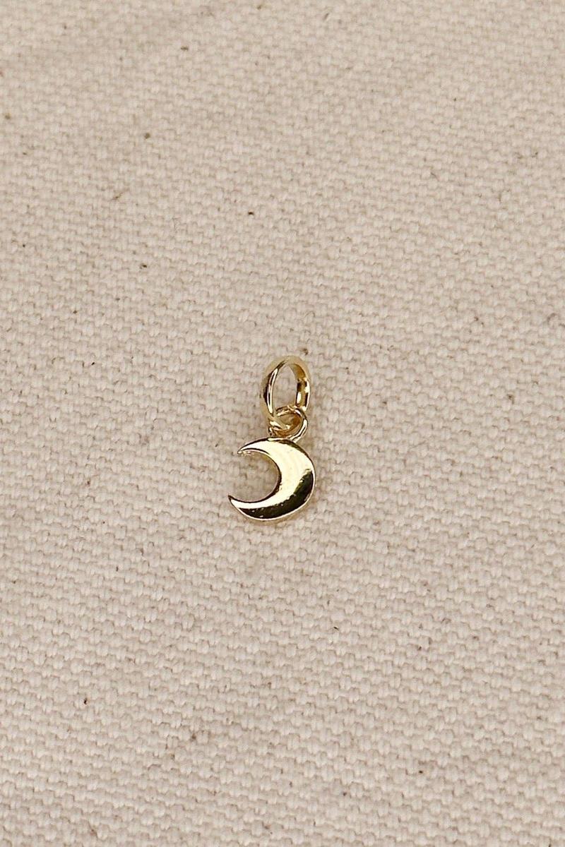 GoldFi - Mini Crescent Moon Charm