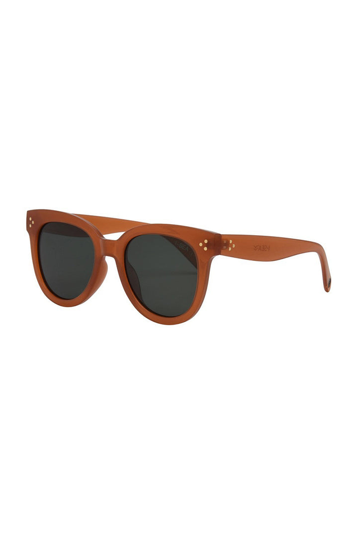 I-SEA - Cleo with Maple Frames and Green Polarized Lenses