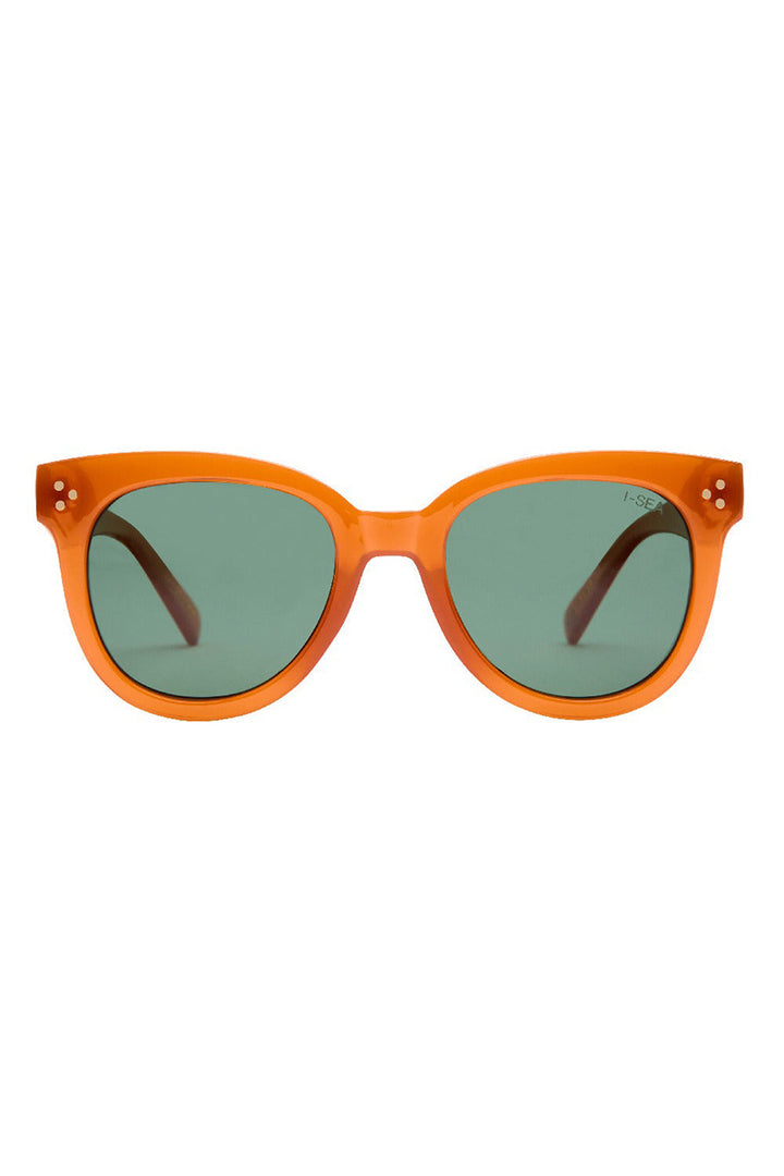 I-SEA - Cleo with Maple Frames and Green Polarized Lenses