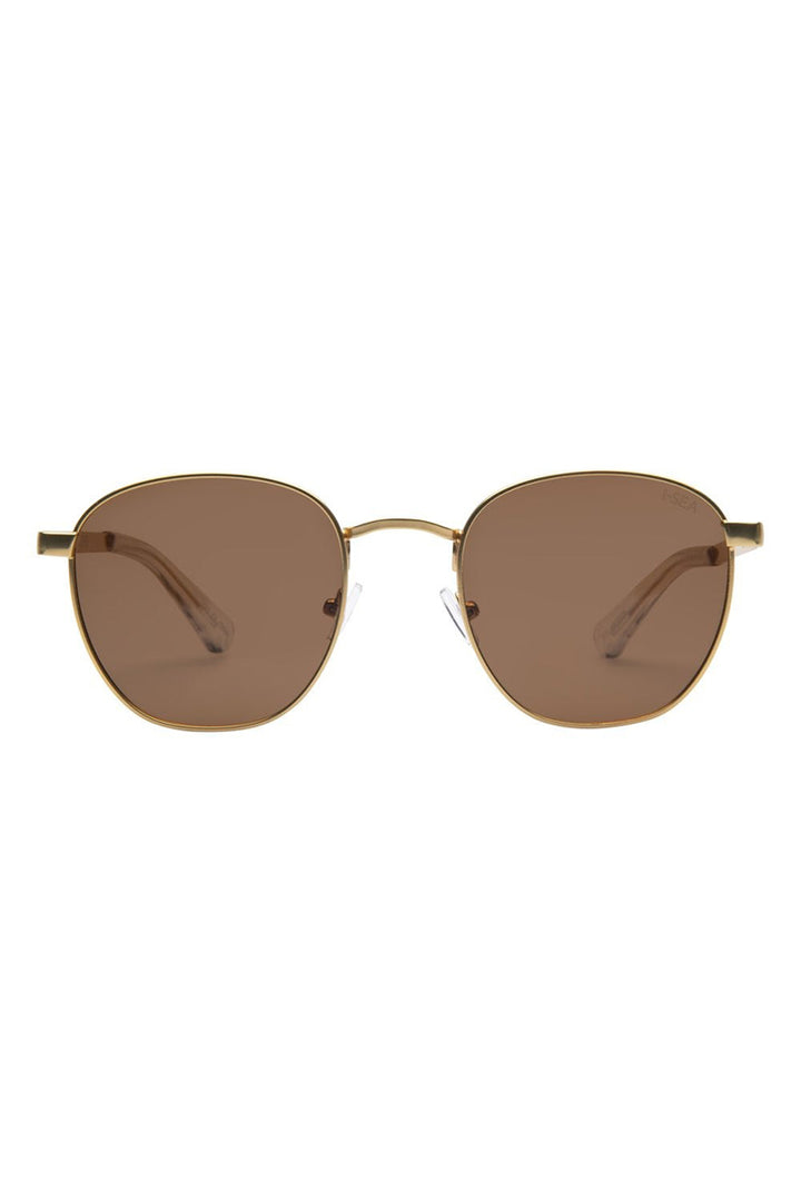 I-SEA - Cooper with Gold Frame and Brown Polarized Lenses
