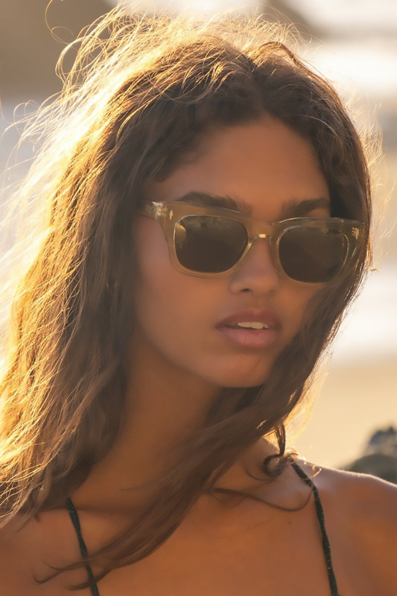 I-SEA - Crosby with Lemon Frames and Brown Polarized Lenses