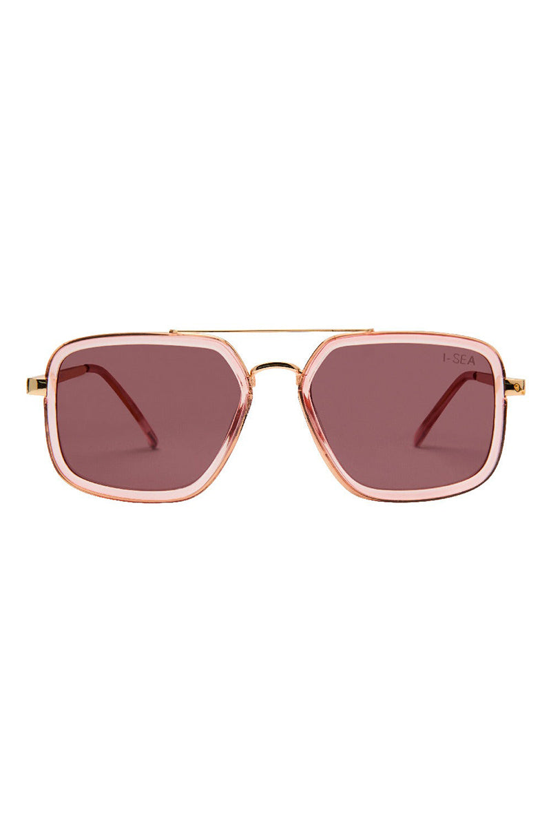 I-SEA - Cruz with Watermelon Frames and Plum Polarized Lenses