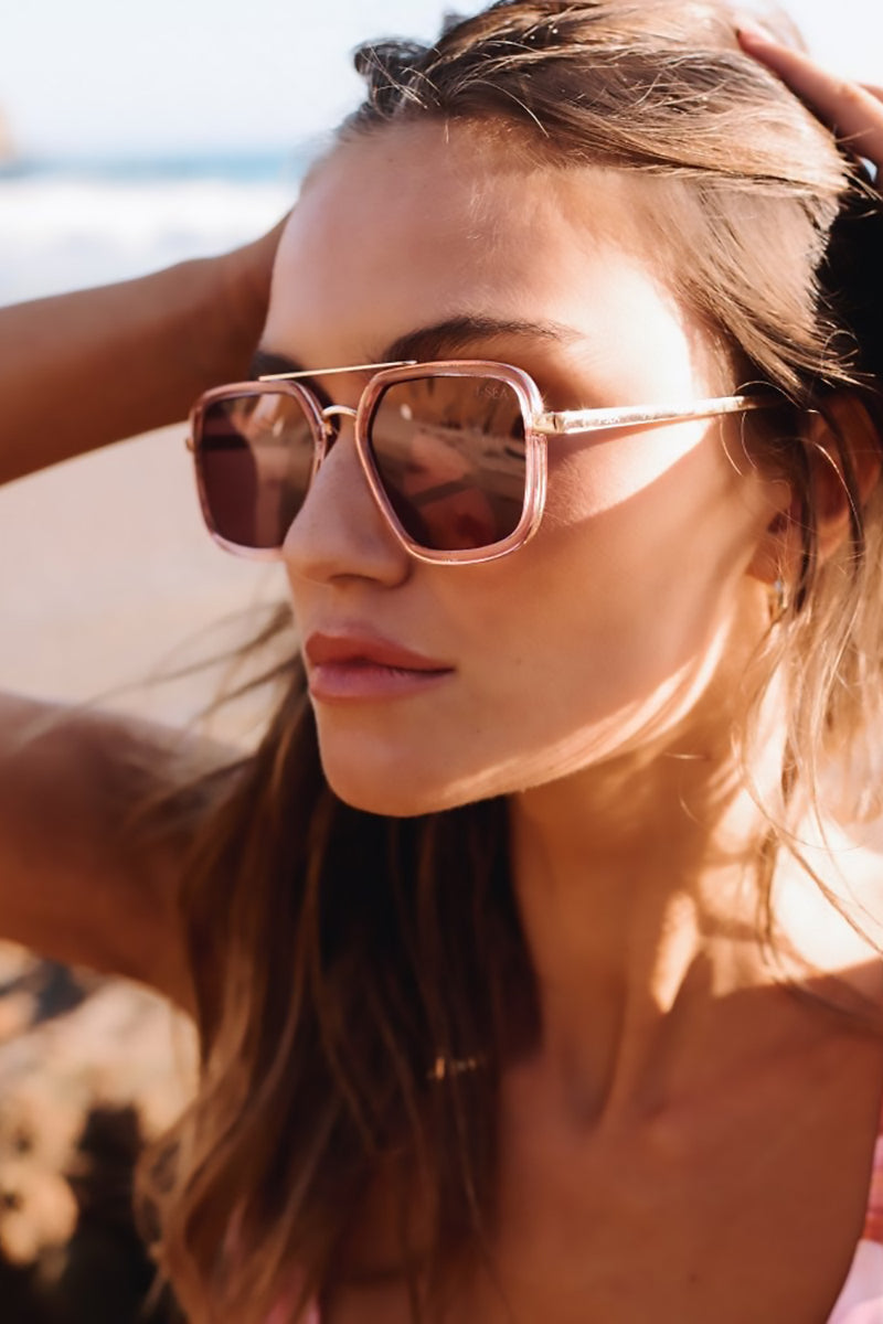 I-SEA - Cruz with Watermelon Frames and Plum Polarized Lenses