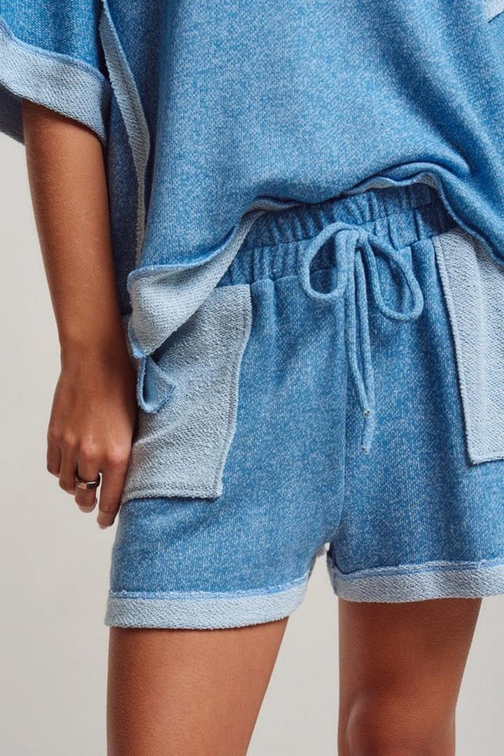 Urban Daizy - Reverse Seam Terry Two-Piece Set