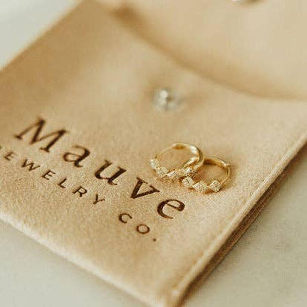 Mauve Jewelry Co. - Alice Diamond Hoops in Gold Vermeil