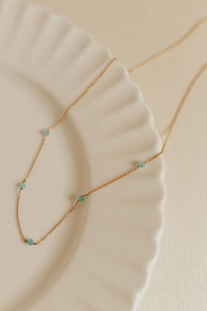 Mauve Jewelry Co. - Malibu Necklace in Turquoise