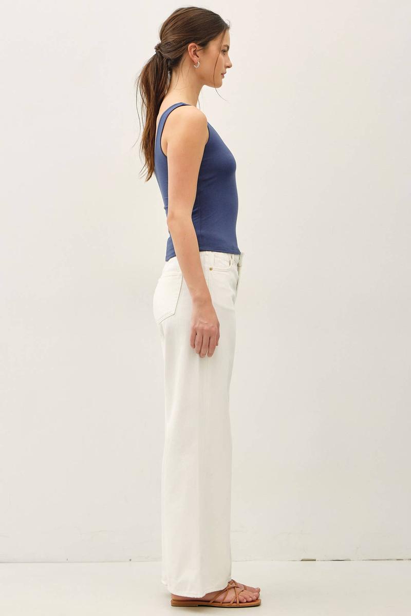 Be Cool - Soft Core Basic Scoop Neck Tank