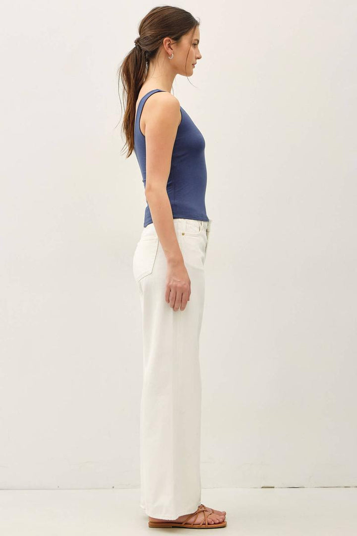 Be Cool - Soft Core Basic Scoop Neck Tank