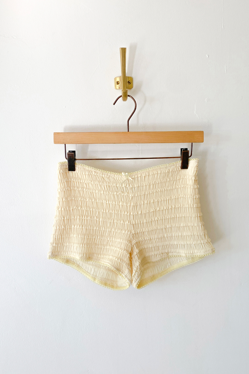 Nectar Clothing - Ruffle Shorts in Yellow