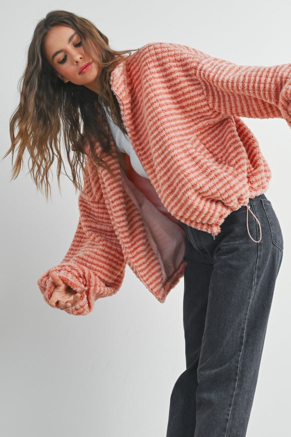 BUTTERMELON - Collared Puffer Jacket