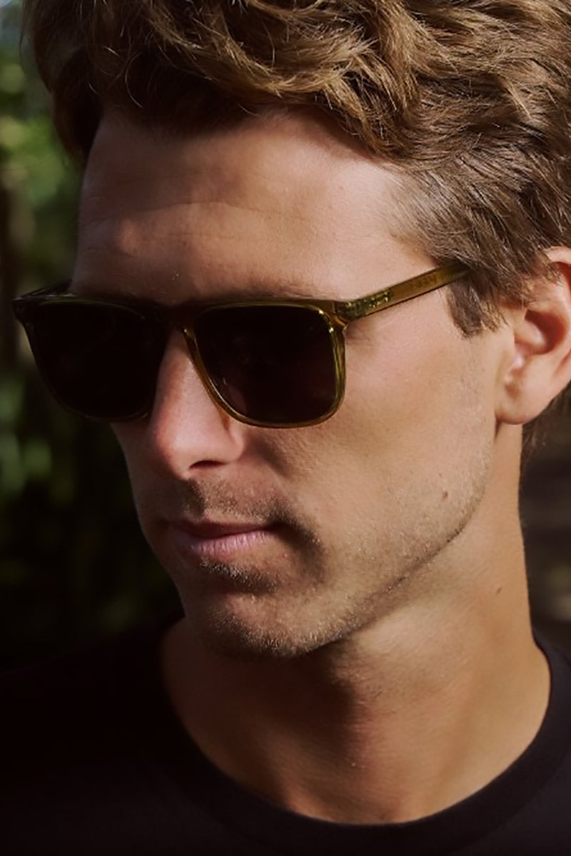 I-SEA - Dax with Olive Frames and Smoke Polarized Lenses
