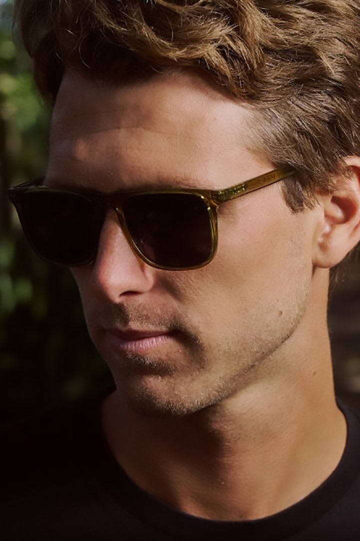 I-SEA - Dax with Olive Frames and Smoke Polarized Lenses