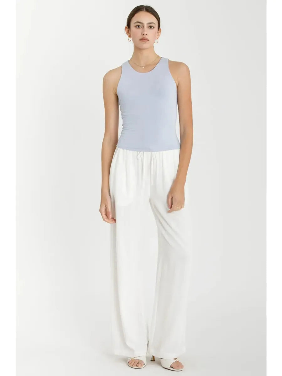 Be Cool - High Round Neck Full Length Basic Tank