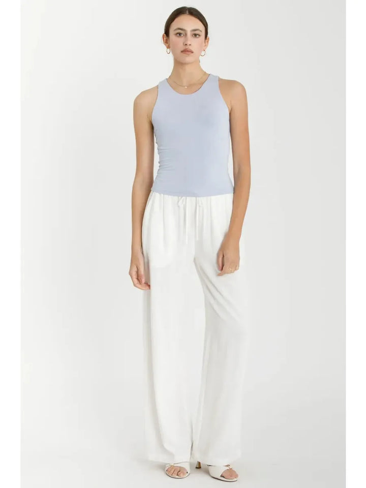 Be Cool - High Round Neck Full Length Basic Tank