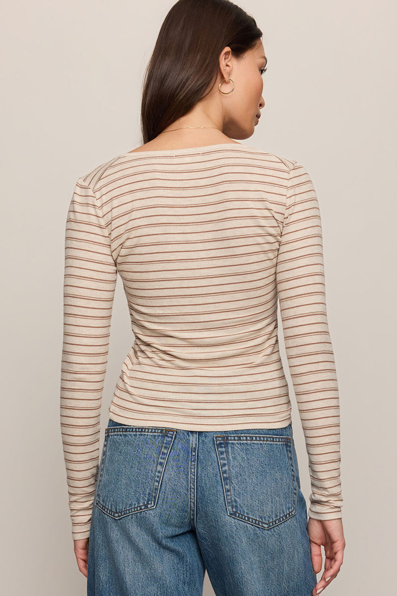Z Supply - Andie Striped Henley Top