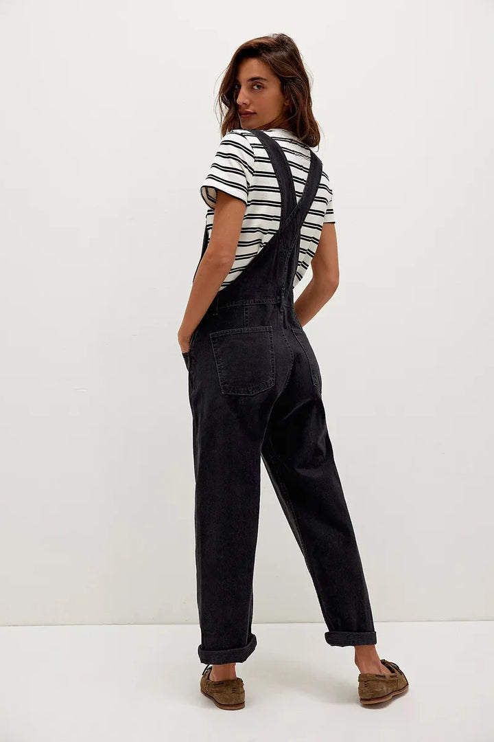 Free People - We The Free Ziggy Denim Overall in Mineral Black