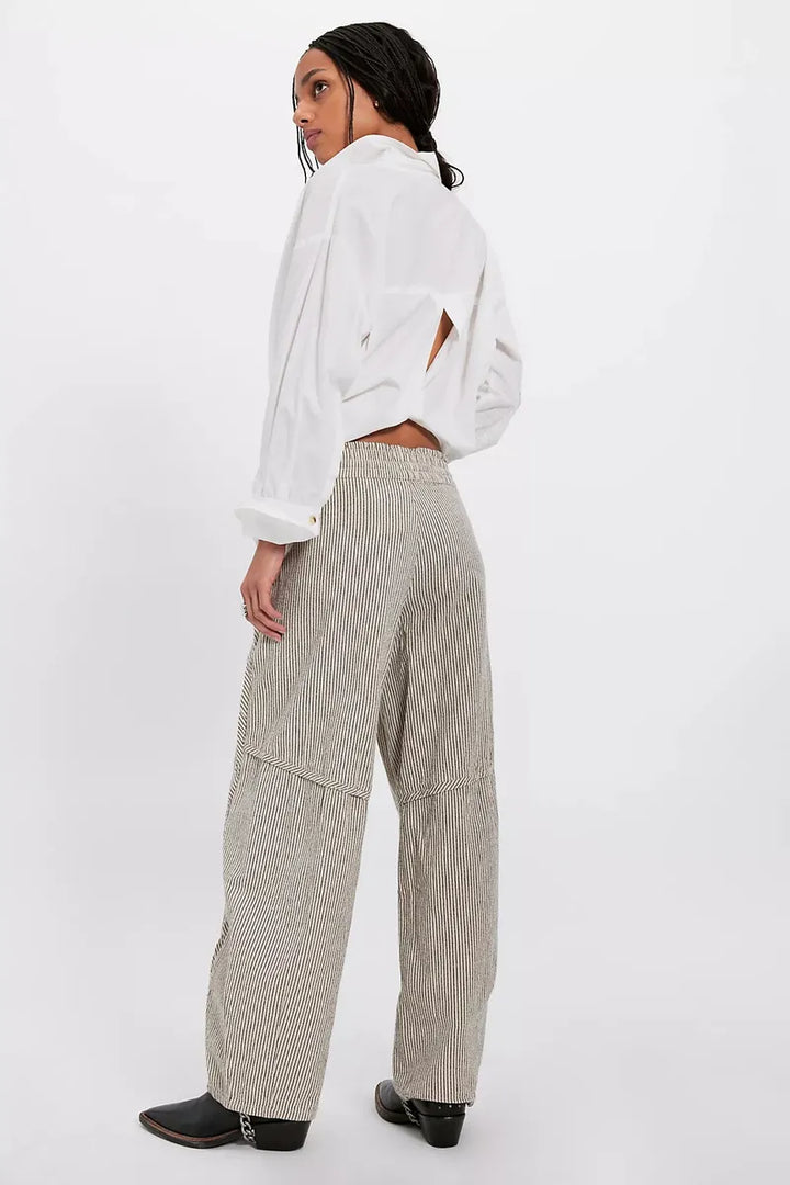 Free People - Something Good Pull-On Barrel Pants in Ivory