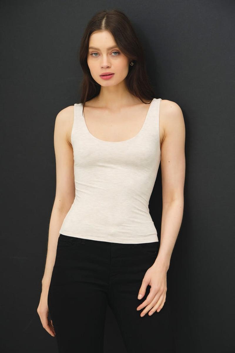 Be Cool - Soft Core Basic Scoop Neck Tank