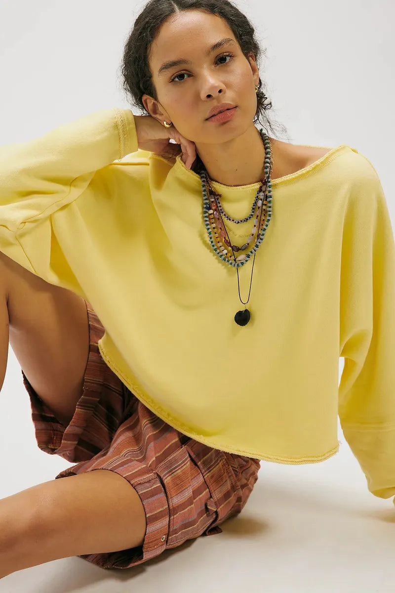 Free People - We The Free To The East Pullover in Double Butter