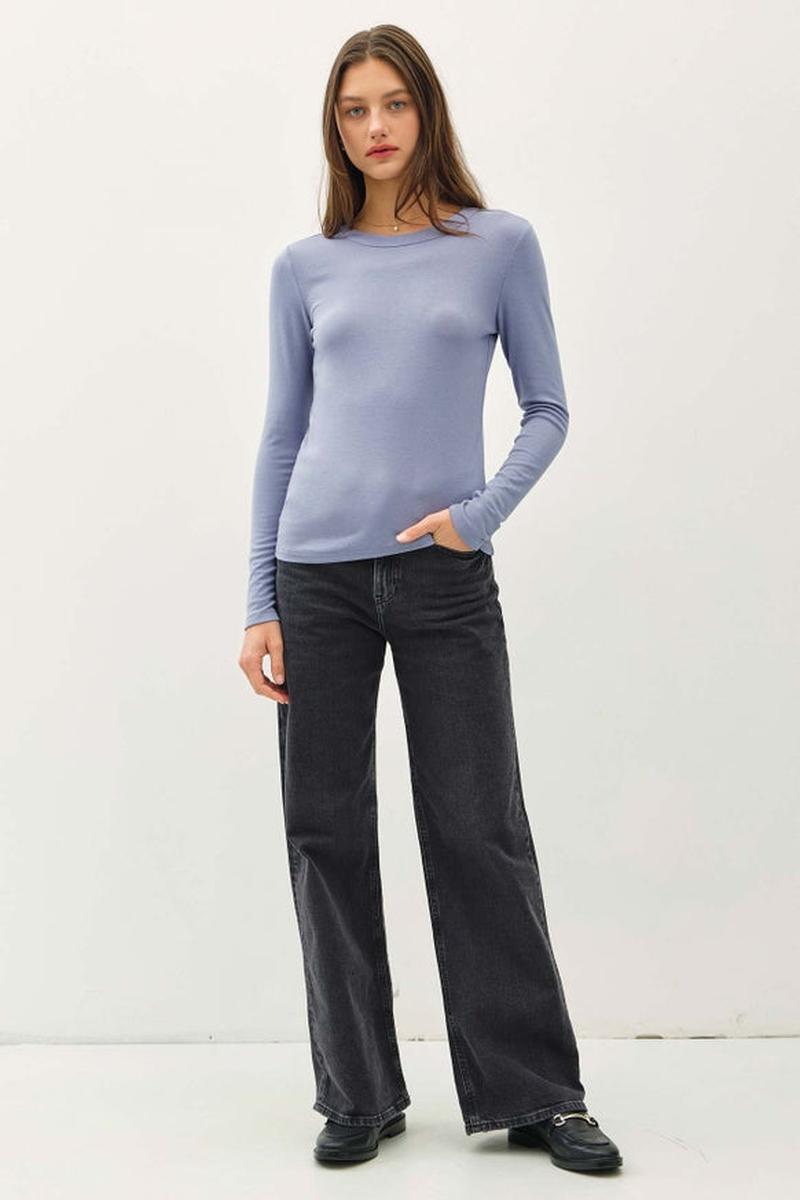 Be Cool - Round Neck Long Sleeve Top