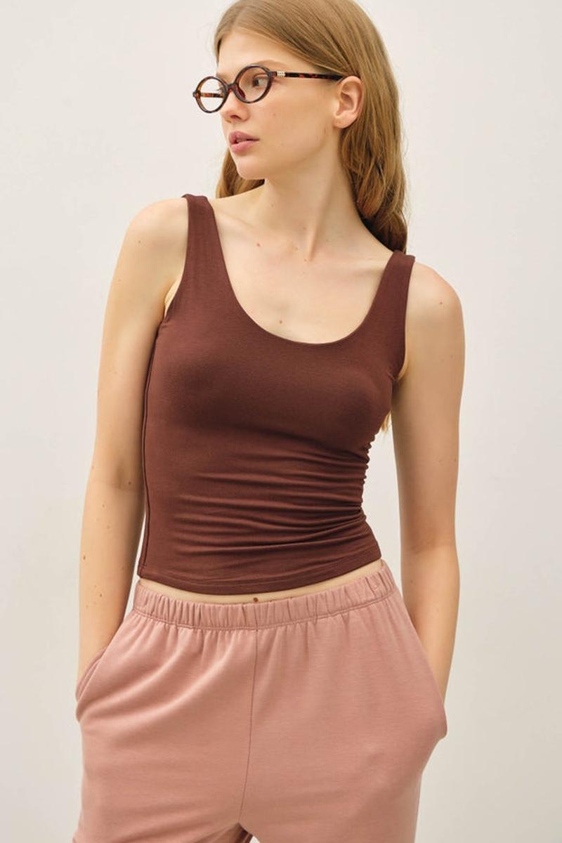 Be Cool - Soft Core Basic Scoop Neck Tank