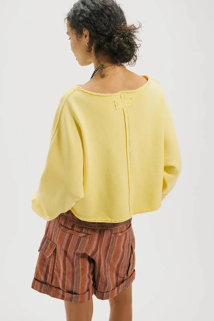 Free People - We The Free To The East Pullover in Double Butter