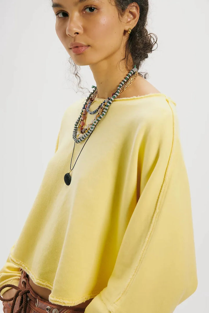 Free People - We The Free To The East Pullover in Double Butter